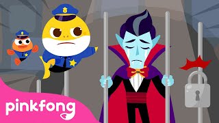 police baby shark vs halloween monsters halloween story for kids pinkfong official