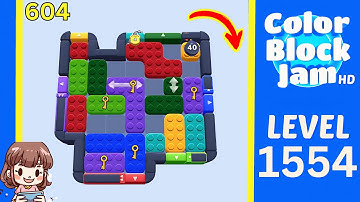 Color Block Jam Level 604 (1554) Solution Walkthrough