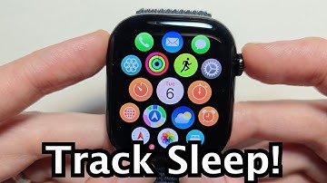 How to Track Sleep on Apple Watch!