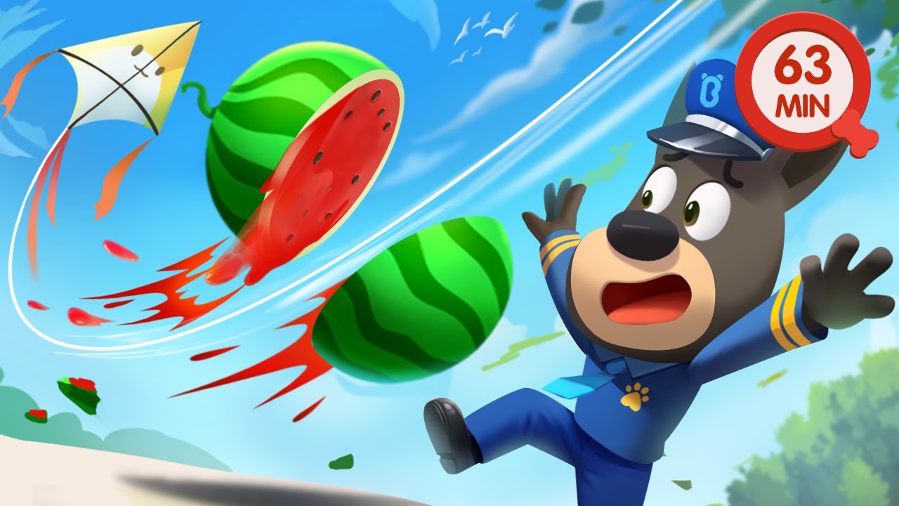 Be Careful of Kite Strings | Safety Tips | Kids Cartoon | Sheriff Labrador