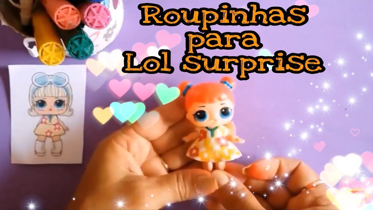 DIY LOL Surprise - Boneca de Papel com Roupa Customizada - Queen