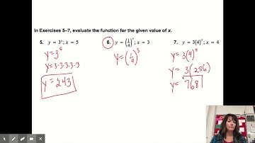 Algebra 6.3 Exponential Functions