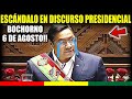 Luis Arce – Escándalo en discurso Presidencial por el 6 de Agosto