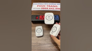 Chuông cửa không dây giá rẻ 2 nút bấm 1 chuông
