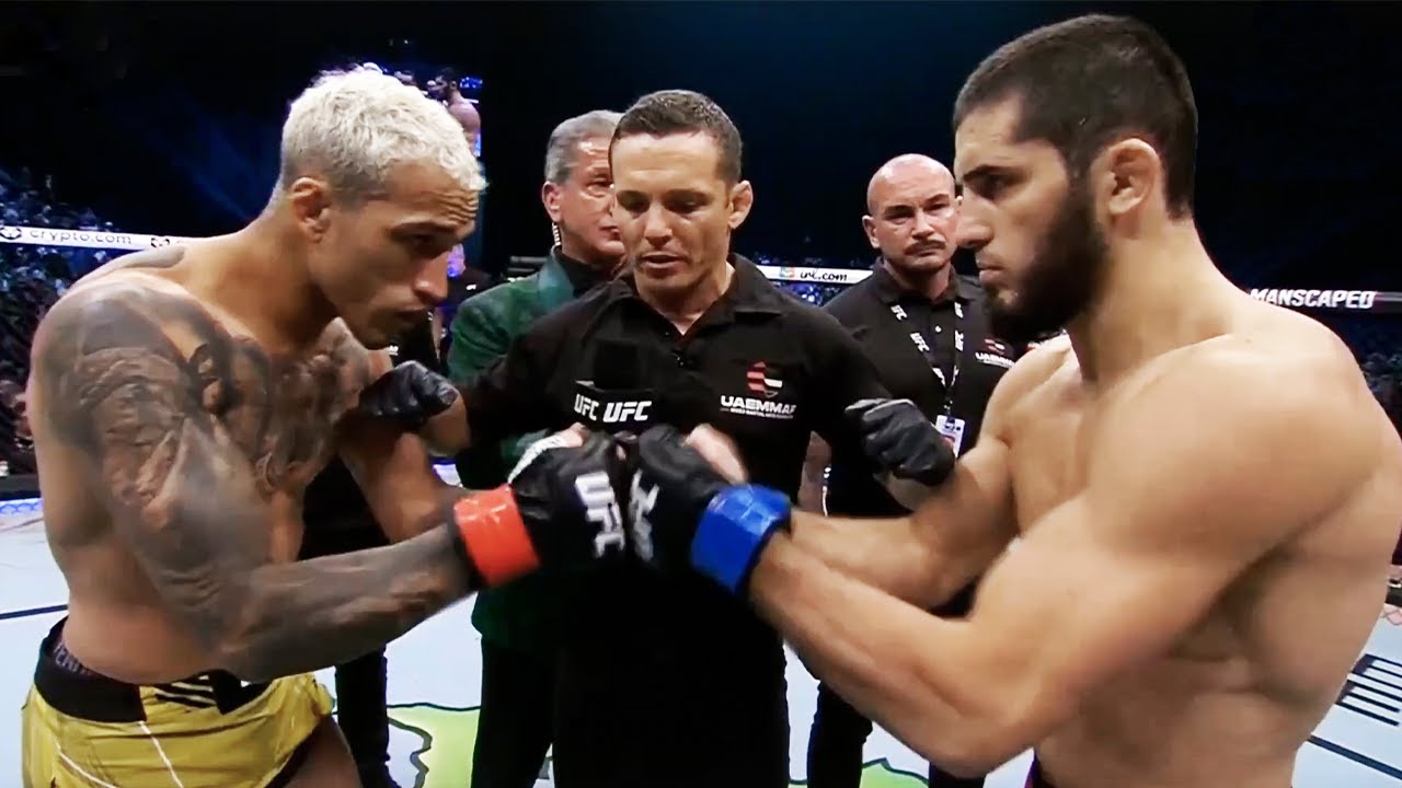 Полный бой Ислам Махачев - Чарльз Оливейра / Запись со стадиона UFC 280