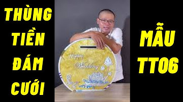 Thùng tiền đám cưới mẫu TT06 giá tốt | ABshop.com.vn 1208