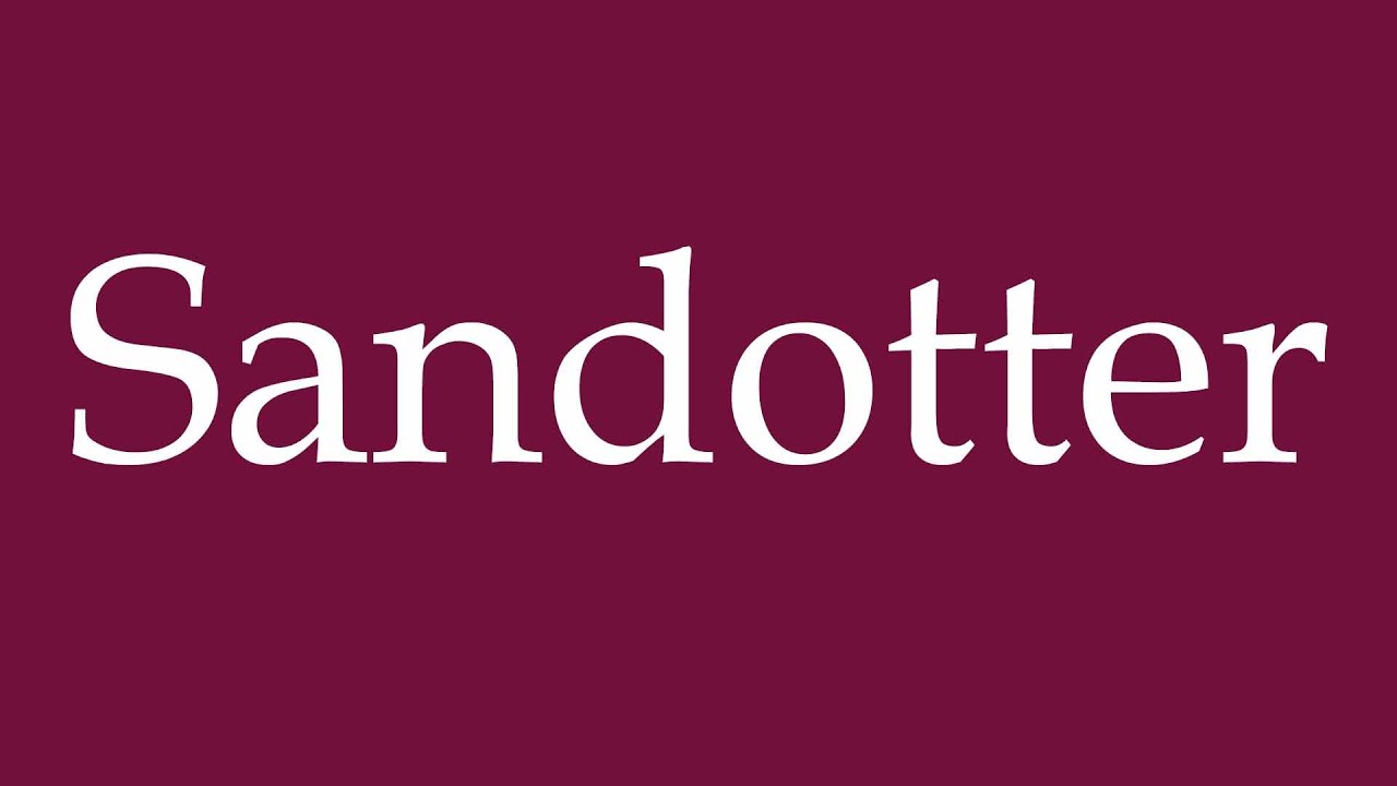 How to Pronounce ''Sandotter'' (Sand viper) Correctly in German