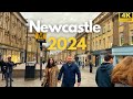 Newcastle walk around the city centre 2024 4k