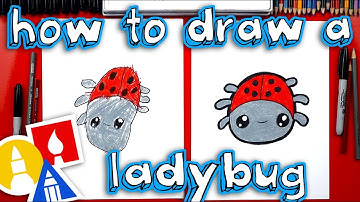How To Draw A Cartoon Ladybug