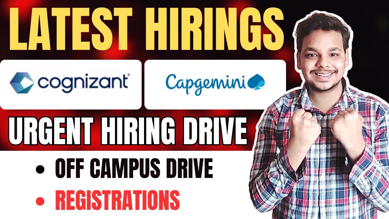 Cognizant , Uber , Capgemini Off Campus Drives | Freshers Jobs | 2026 ...