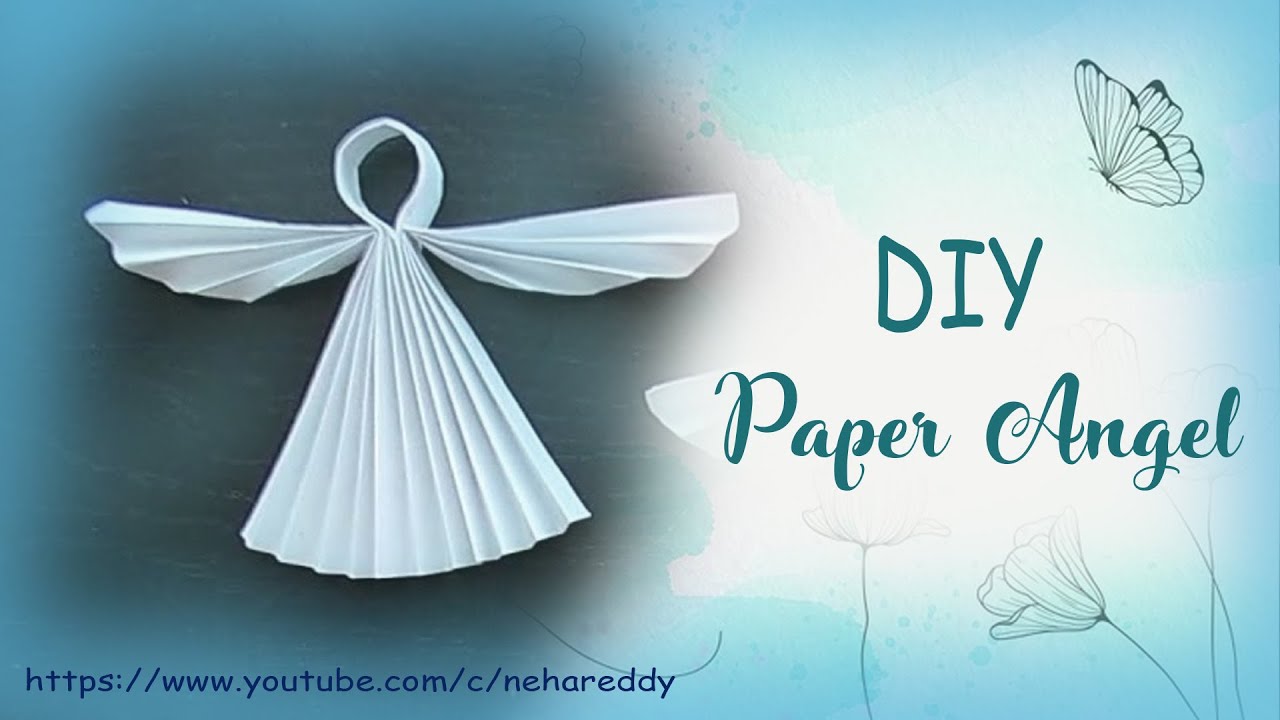 How to make an easy origami angel