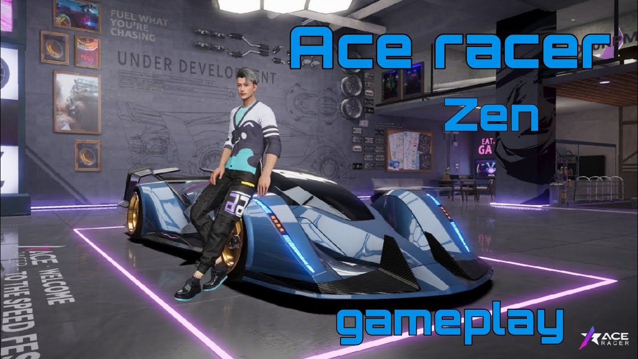 Ace racer/zen car gameplay - YouTube