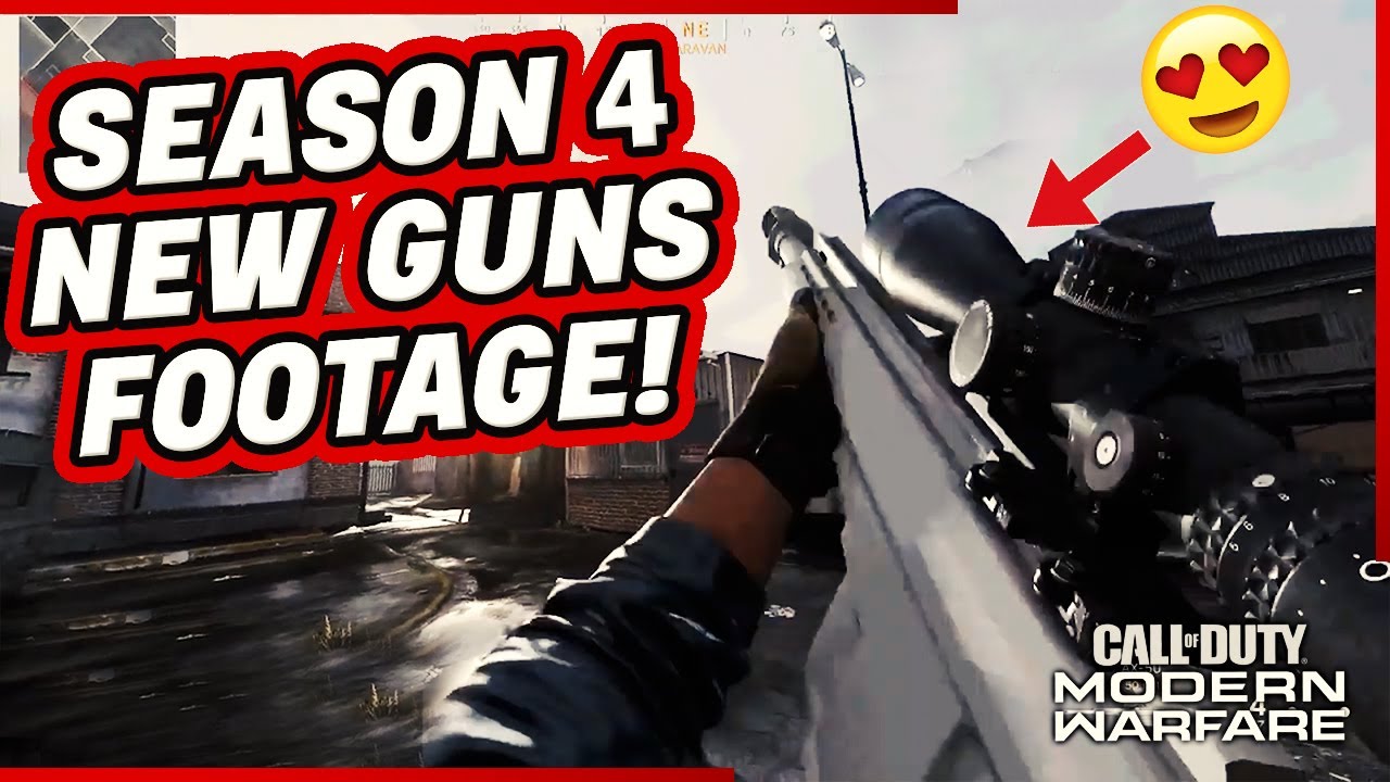 Season 4 LEAKED Weapon Gameplay! New AR, Sniper, Akimbo Blades (melee) and more! (Modern Warfare)
