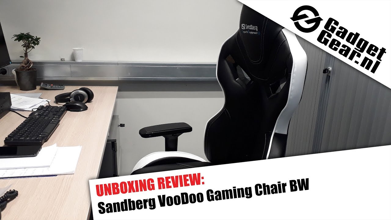 Sandberg Voodoo Gaming Chair Bw Unboxing Review Youtube