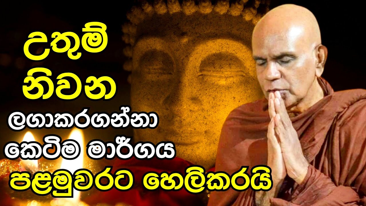 උතුම් වූ නිවන ලගාකරගන්නා කෙටිම මාර්ගය ගැන පළමුවරට කල හෙළිදරව්ව | Rajagiriye Ariyagnana Thero 2022