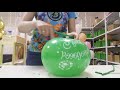 Цветок в горшочке из воздушных шаров часть первая  Flower in a pot of balloons part one