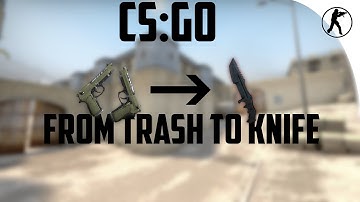 CS:GO Trading: from trash (€0.04) to knife (€100) episode 1