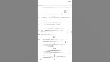 Differential geometry M.sc Sem 2 maths #MDSUPAPER