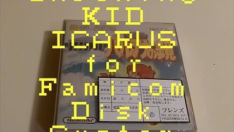 Unboxing Kid Icarus (Famicom Disk System)