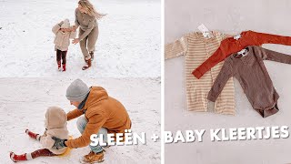 babykleertjes shoppen, sleeën met Zara + woonkamer makeover!