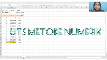 UTS Metode Numerik