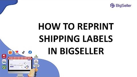How to Reprint Shipping Label