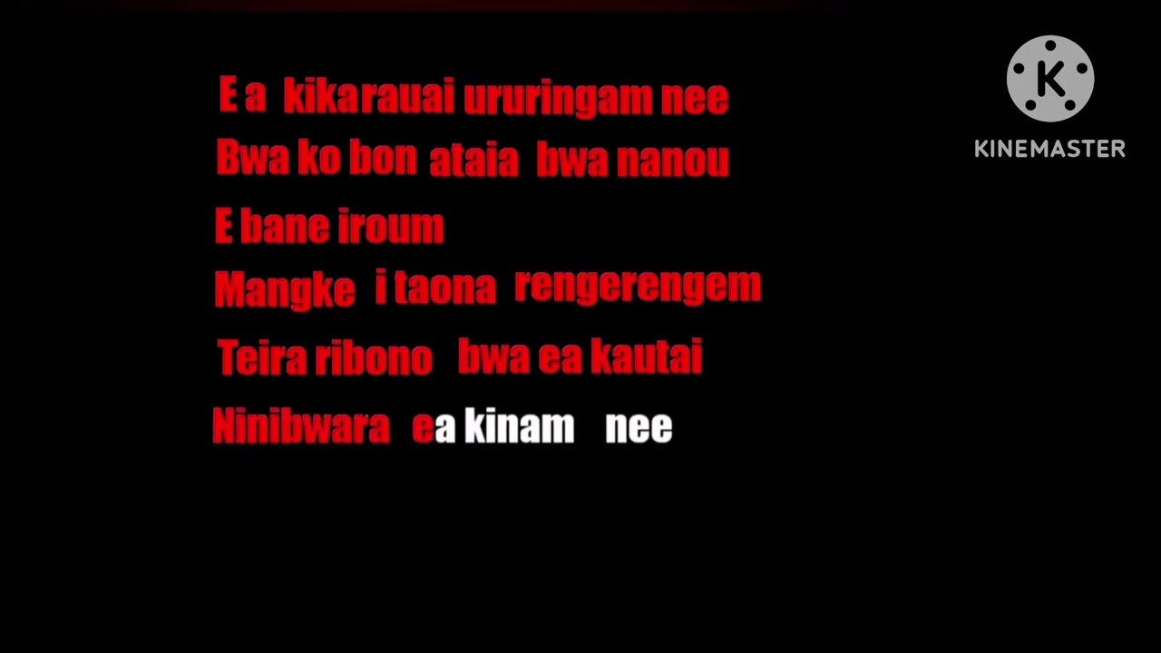 Nanou e bon naki ( karaoke )