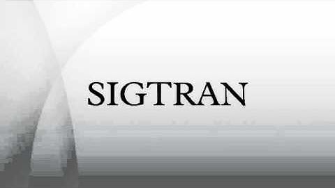 SIGTRAN
