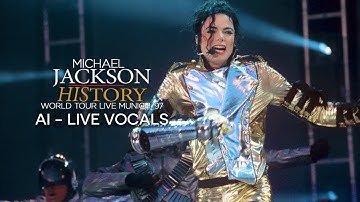 Michael Jackson - History Tour Live Munich 1997 (AI - Live Vocals) | Creatib