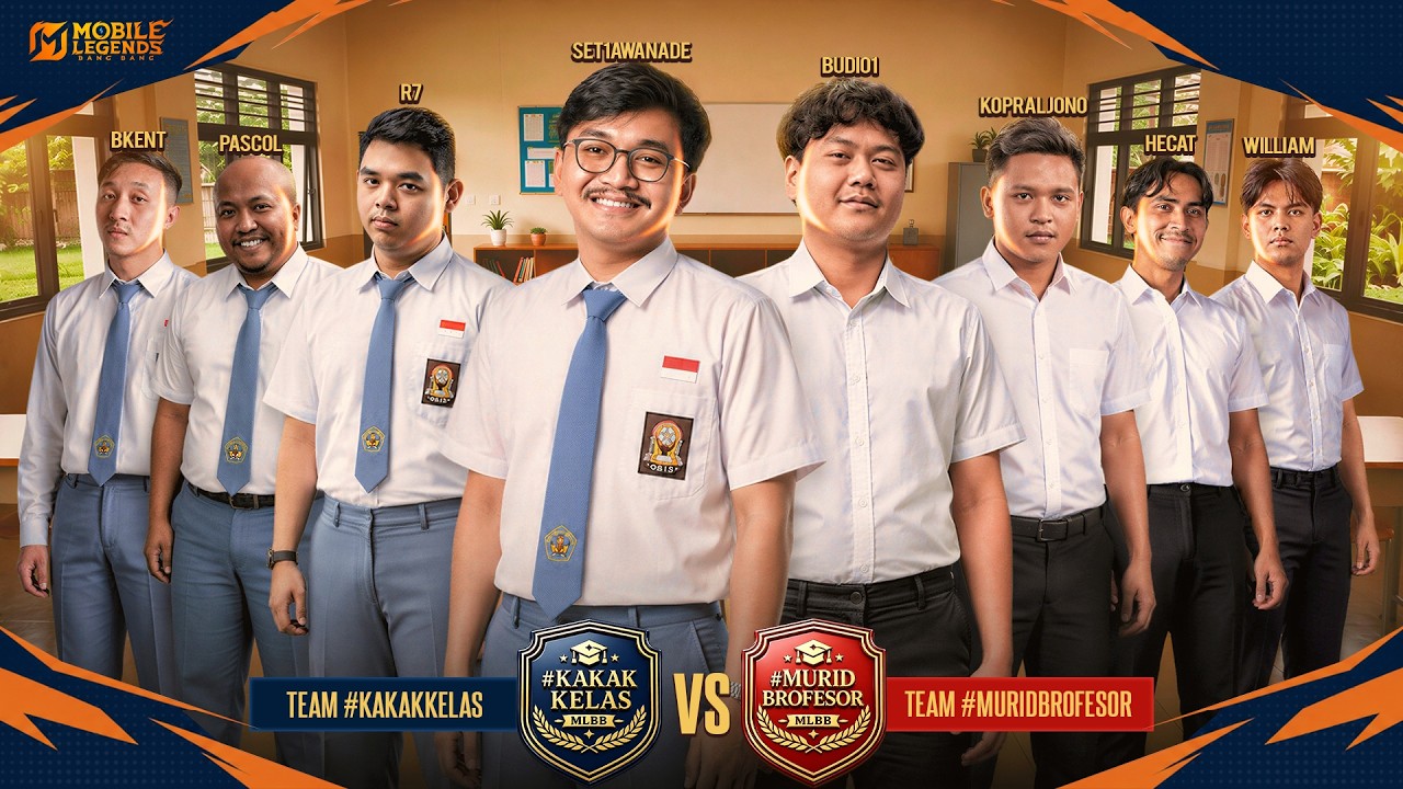 SAATNYA ABANG-ABANGAN KASIH TUTOR #KakakKelasMLBB vs #MuridBrofesor