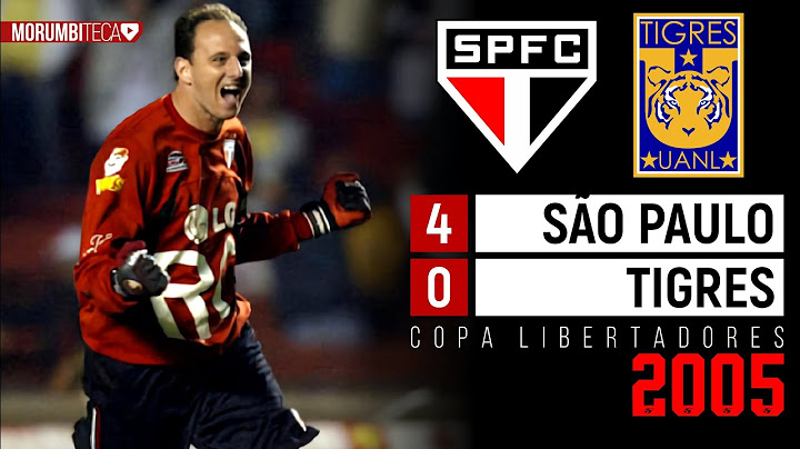 São Paulo 4x0 Tigres - 2005 - ROGÉRIO FAZ HISTÓRIA COM 2 GOLS DE FALTA, NO JOGO DOS INVICTOS!