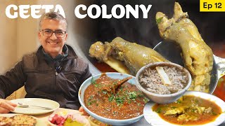 Ep 12 East Delhi Non Vegetarian Street Food Walk l Kharode + Cream Chicken, Ch Soup + Keema Mutton screenshot 5