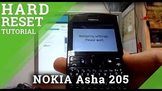 Hard Reset NOKIA Asha 205