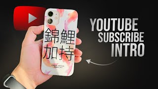 How to Make Youtube Subscribe and Bell Icon intro like iPhone (tutorial)