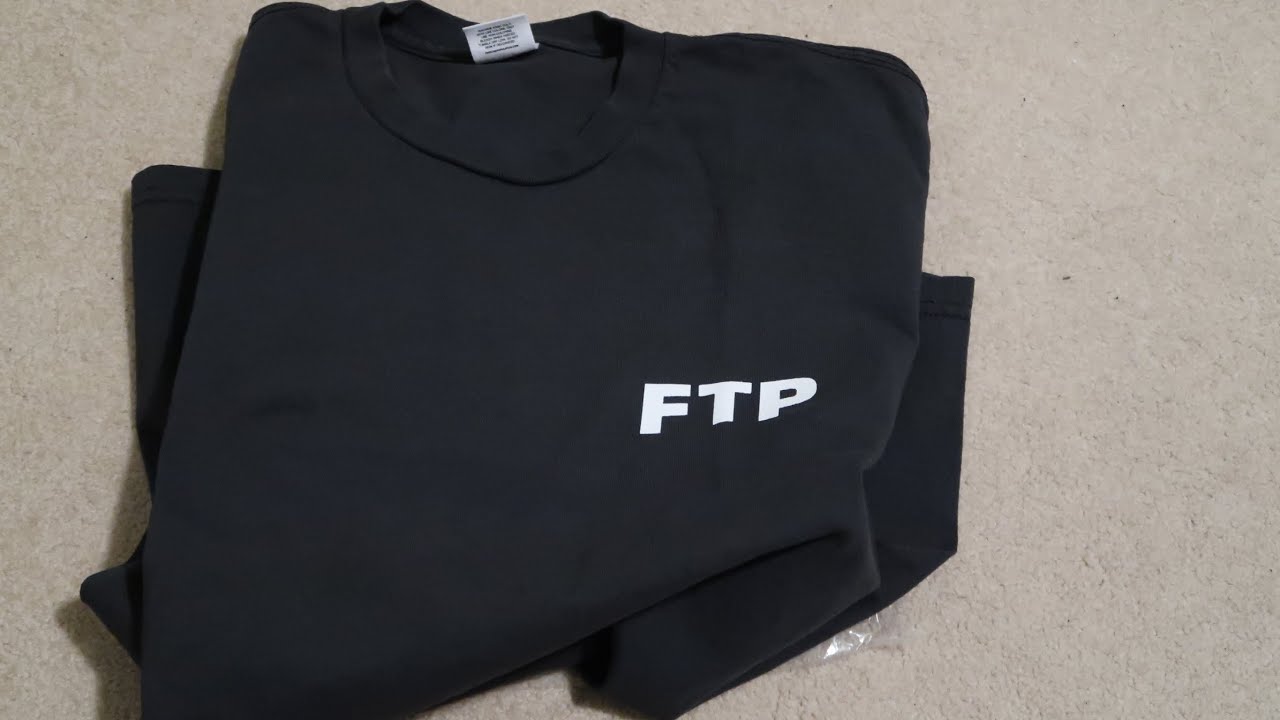 FTP OVERDYED LOGO TEE PICKUP/UNBOXING