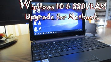 Gateway ZE6/LT280 Netbook SSD Upgrade Windows 10 : How To
