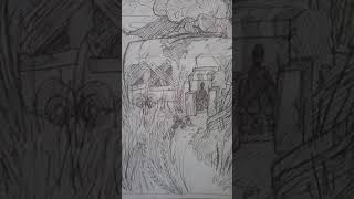 Inktober Day 14 Art: Overgrown