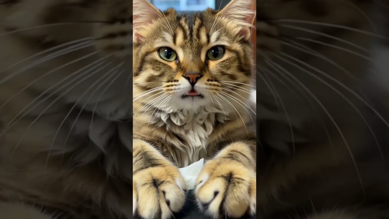 A Mellow Moment With a Sad Cat 