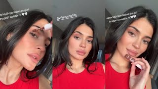 Kylie Jenner Shows New Kylie Cosmetics Products