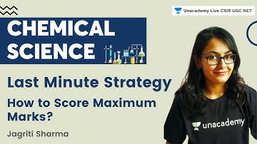 Chemical Science | Last Minute Strategy | How to Score Maximum Marks? Jagriti Sharma