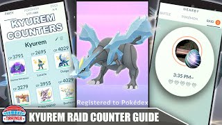 THE *KYUREM* COUNTER GUIDE! 100 IVs, MOVESET & WEAKNESS - DRAGON & ICE LEGENDARY RAIDS | Pokémon Go