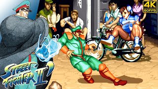 Street Fighter II: Champion Edition - M. Bison (Arcade / 1992) 4K 60FPS