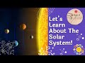 Lets learn about the solar system  educational for kids  online preschool learning