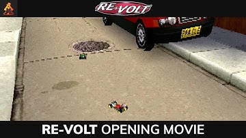 Re-Volt Opening Movie Cinematic & Gameplay Demo (PlayStation 1) [4K60]