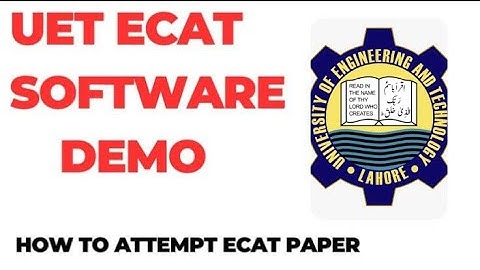 How to use ECAT Software in EXAM?