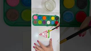 Aquarela fácil 🎨 #aquareladesenhos #aquarela #watercolor