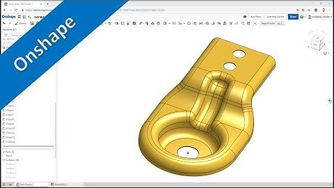 Screw Strap - Schraublasche - Onshape Training - Surfaces
