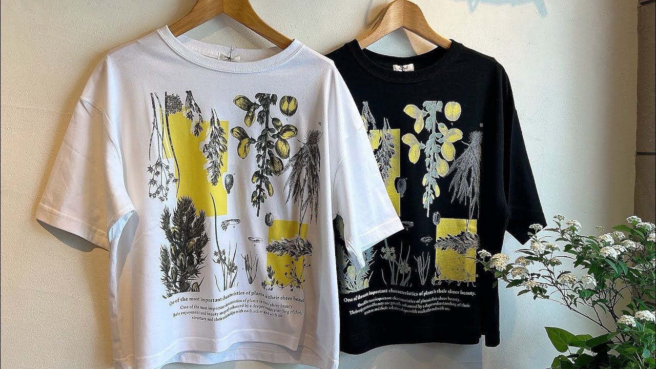 manipuri / SHORT SLEEVE T-SHIRT S【ボタニカル】 | anouk