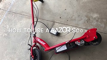 How to use A razor scooter Not Working