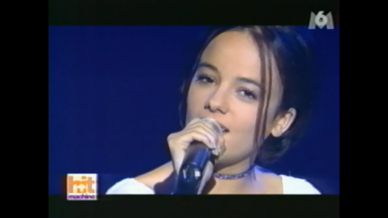 21/04/2001 - Alizée sur le plateau du Hit Machine